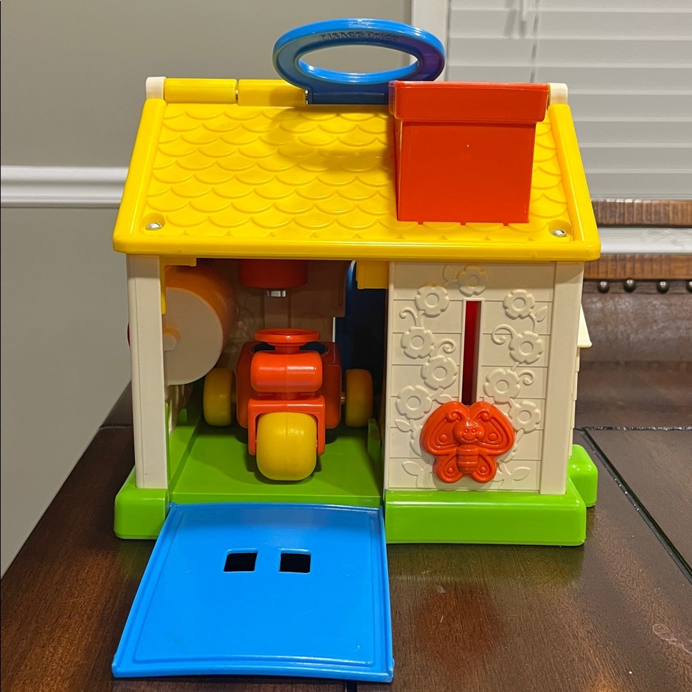 Fisher-Price Vintage 1984 Discovery Cottage Jumbo Chunky Little People - Picture 4 of 5